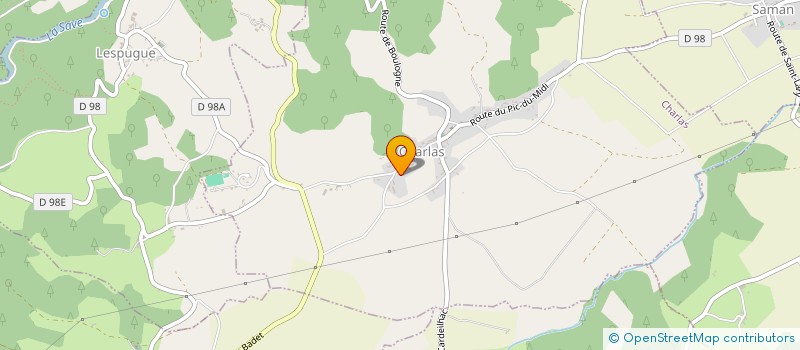 localisation de l'entreprise MONSIEUR CORENTIN CALLONNEC  CHARLAS