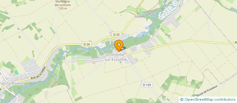 localisation de l'entreprise MONSIEUR CORENTIN CALVEZ  ONDREVILLE-SUR-ESSONNE