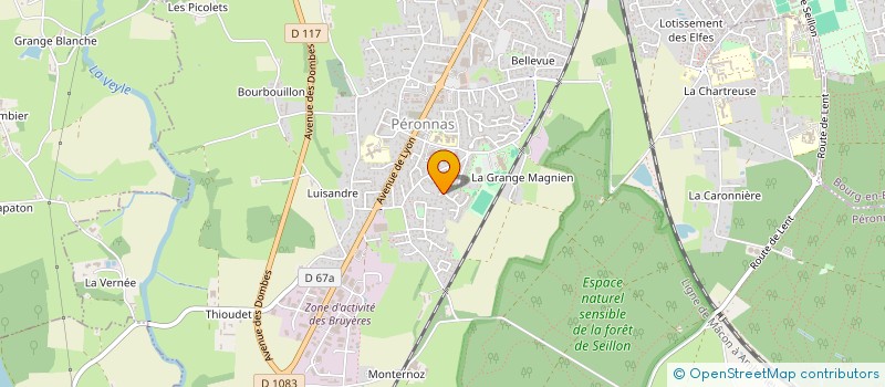 localisation de l'entreprise MONSIEUR CORENTIN CARDI à PERONNAS