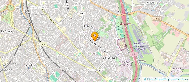 localisation de l'entreprise MONSIEUR CORENTIN CARDINALI  TOULOUSE