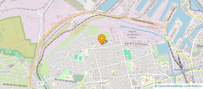 localisation de l'entreprise MONSIEUR CORENTIN CARON à DUNKERQUE
