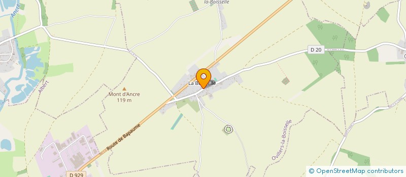 localisation de l'entreprise MONSIEUR CORENTIN CARPENTIER  OVILLERS-LA-BOISSELLE