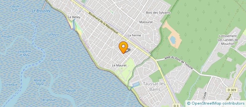 localisation de l'entreprise MONSIEUR CORENTIN CASTAGNET  ANDERNOS-LES-BAINS