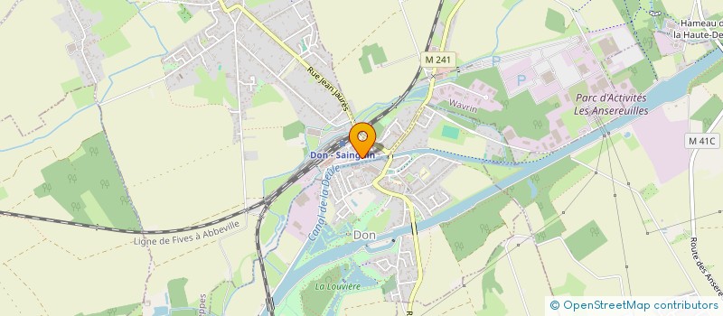 localisation de l'entreprise MONSIEUR CORENTIN CATEAU  SAINGHIN-EN-WEPPES