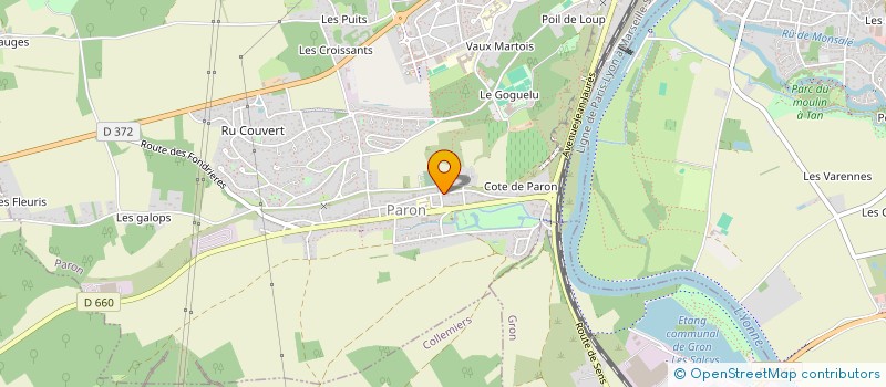 localisation de l'entreprise MONSIEUR CORENTIN CHAMPIGNY  PARON