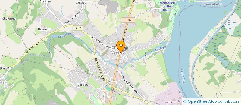 localisation de l'entreprise MONSIEUR CORENTIN CHAPIT  LA BALME-LES-GROTTES