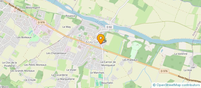 localisation de l'entreprise MONSIEUR CORENTIN CHARBONNIER  AZAY-SUR-CHER