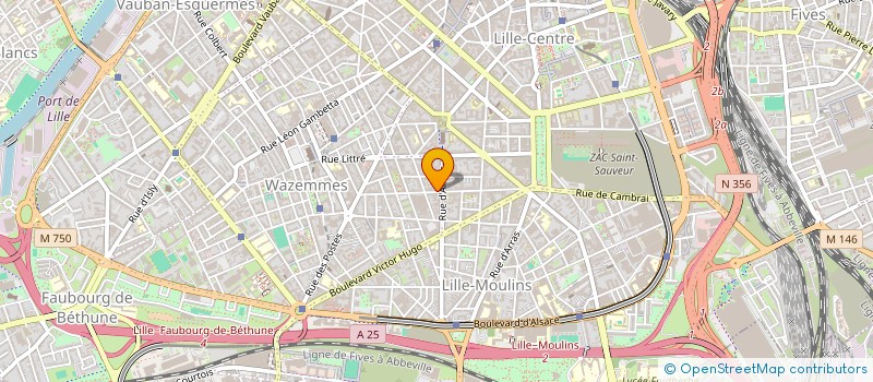 localisation de l'entreprise MONSIEUR CORENTIN CHATOUX à LILLE