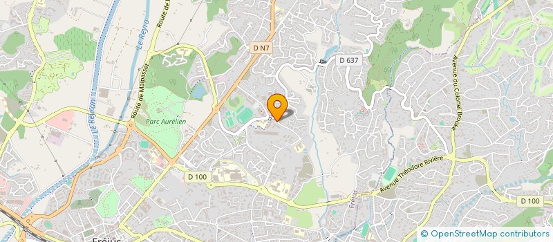 localisation de l'entreprise MONSIEUR CORENTIN CHAUMEIL à FREJUS