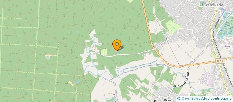 localisation de l'entreprise MONSIEUR CORENTIN CHAUVET  LA TREMBLADE
