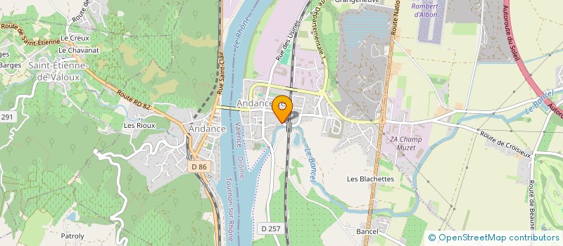 localisation de l'entreprise MONSIEUR CORENTIN CHENEVIER  ANDANCETTE