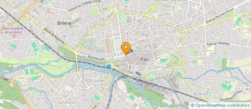 localisation de l'entreprise MONSIEUR CORENTIN CHEVALLIER à PAU