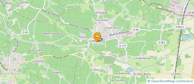 localisation de l'entreprise MONSIEUR CORENTIN CHIRIS  LANCIE