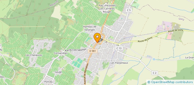 localisation de l'entreprise MONSIEUR CORENTIN CHOFFLET à GIVRY