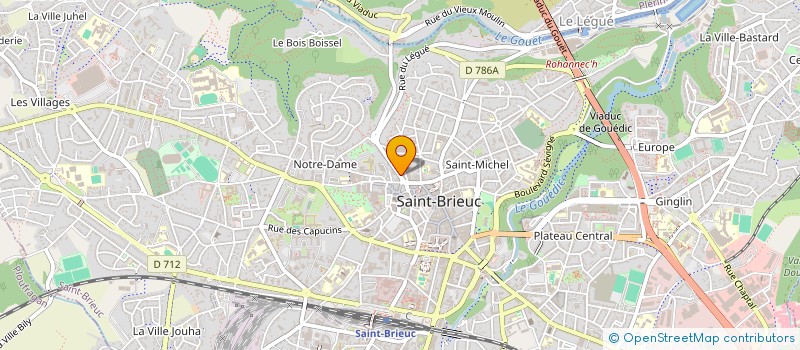 localisation de l'entreprise MONSIEUR CORENTIN CHOLLET à SAINT-BRIEUC