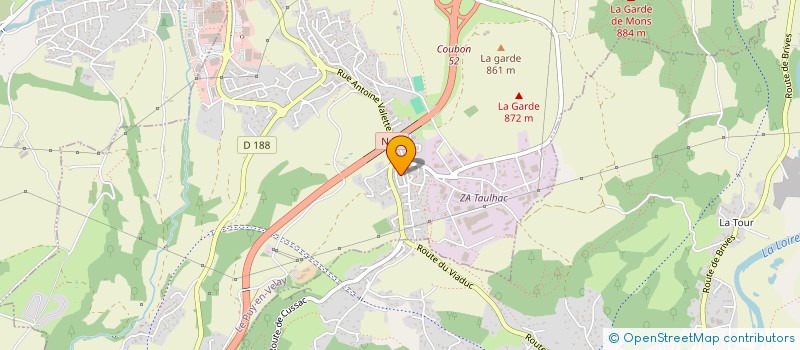 localisation de l'entreprise MONSIEUR CORENTIN CLAUZE  LE PUY-EN-VELAY