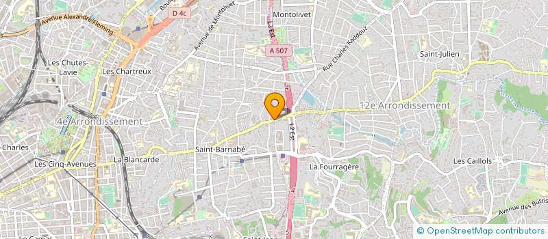 localisation de l'entreprise MONSIEUR CORENTIN CLERGUE  MARSEILLE