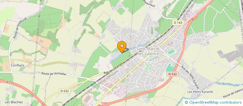 localisation de l'entreprise MONSIEUR CORENTIN CLICHY  SAINT-MARCEL-LES-VALENCE