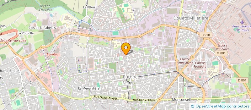 localisation de l'entreprise MONSIEUR CORENTIN COLIN  TOURS