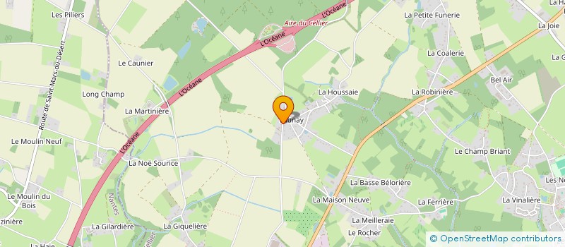 localisation de l'entreprise MONSIEUR CORENTIN CORAUD à CELLIER (LE)