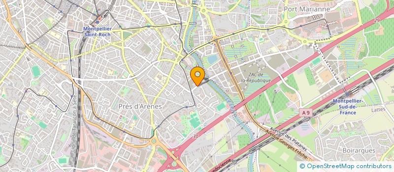 localisation de l'entreprise MONSIEUR CORENTIN CORBLIN à MONTPELLIER