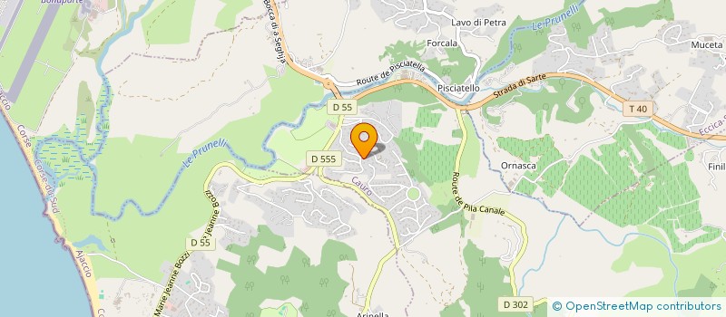 localisation de l'entreprise MONSIEUR CORENTIN CORBLIN  ALBITRECCIA