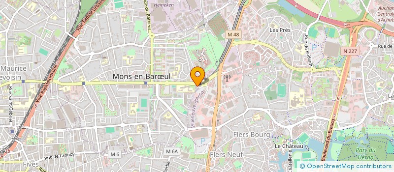 localisation de l'entreprise MONSIEUR CORENTIN CORDONNIER  MONS-EN-BARUL