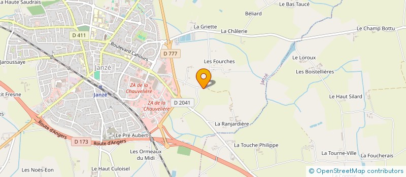 localisation de l'entreprise MONSIEUR CORENTIN COSSE  JANZE