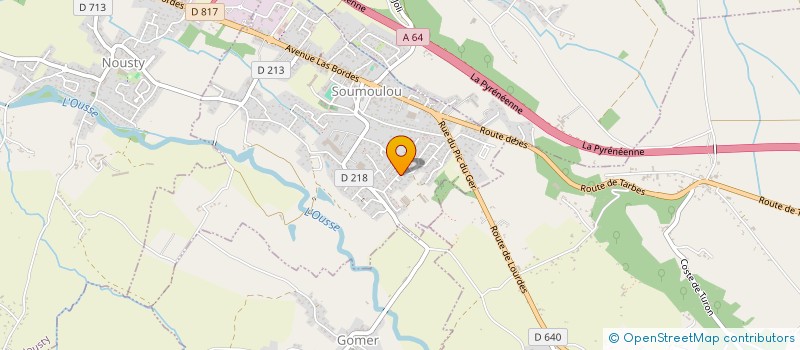 localisation de l'entreprise MONSIEUR CORENTIN COSTE  SOUMOULOU