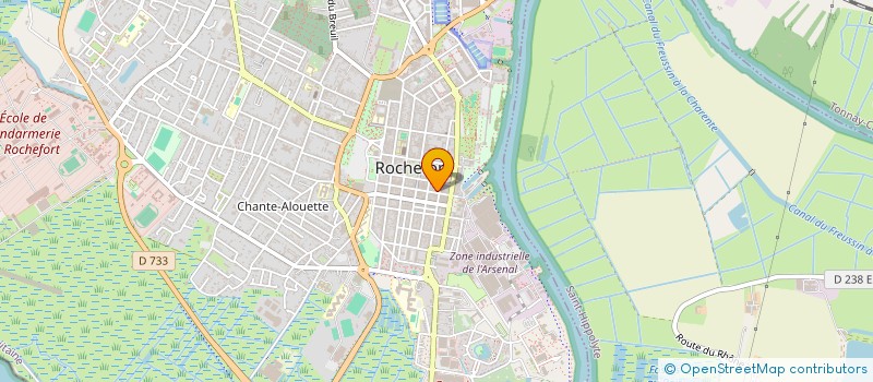 localisation de l'entreprise MONSIEUR CORENTIN COUGET  ROCHEFORT