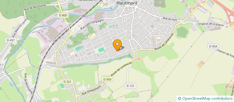 localisation de l'entreprise MONSIEUR CORENTIN COURSAN  HAUTMONT