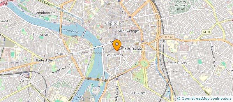 localisation de l'entreprise MONSIEUR CORENTIN COUSTY  TOULOUSE