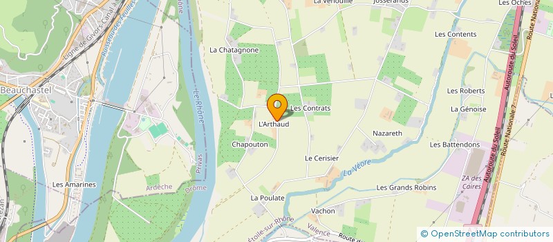 localisation de l'entreprise MONSIEUR CORENTIN CROS à ETOILE-SUR-RHONE