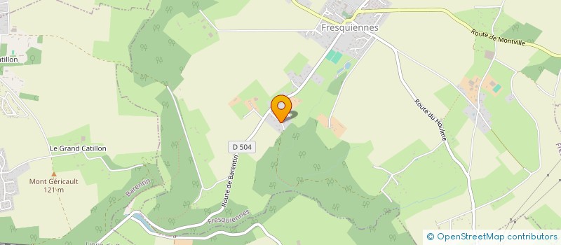 localisation de l'entreprise MONSIEUR CORENTIN CURE  FRESQUIENNES