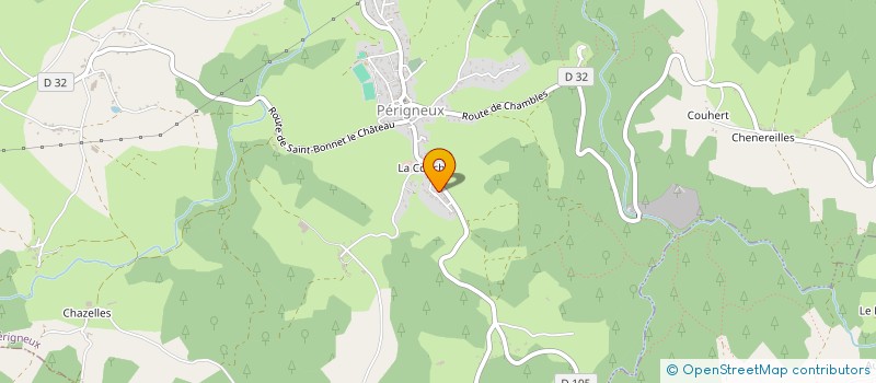 localisation de l'entreprise MONSIEUR CORENTIN DAVAL  PERIGNEUX