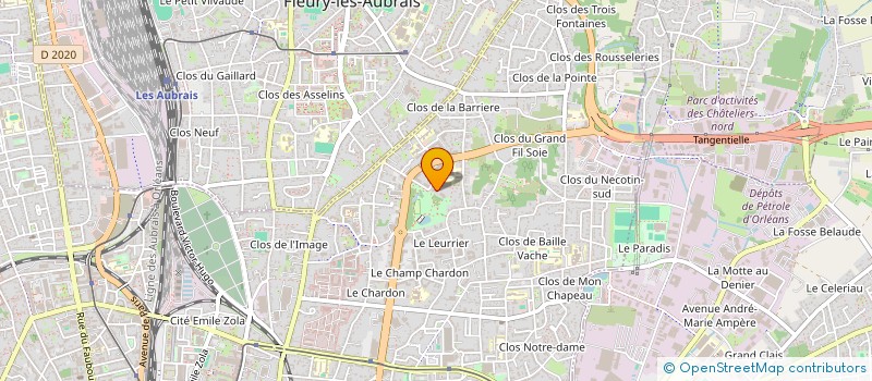 localisation de l'entreprise MONSIEUR CORENTIN DE DEMO  ORLEANS