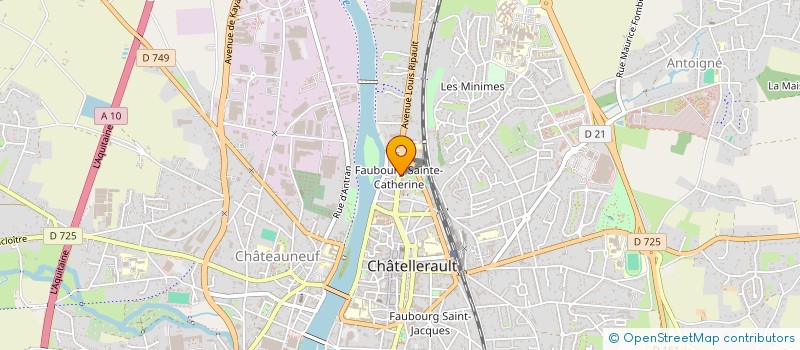 localisation de l'entreprise MONSIEUR CORENTIN DE SMET  CHATELLERAULT