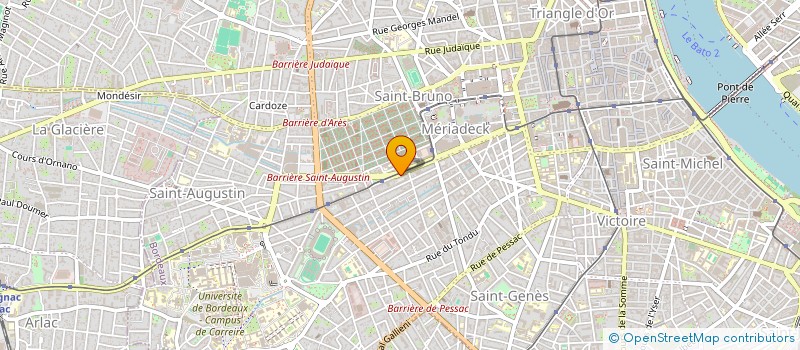 localisation de l'entreprise MONSIEUR CORENTIN DEBAINS  BORDEAUX