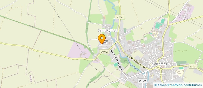 localisation de l'entreprise MONSIEUR CORENTIN DECAUX  SAINT-PYTHON