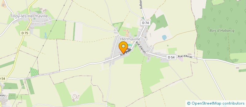 localisation de l'entreprise MONSIEUR CORENTIN DEFRANCE  HERMAVILLE