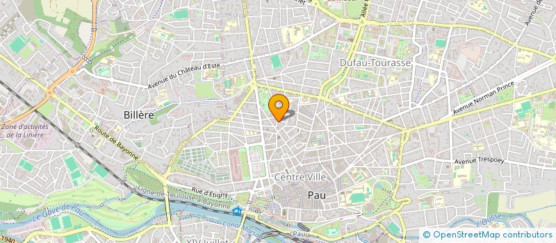 localisation de l'entreprise MONSIEUR CORENTIN DELANDRE à PAU