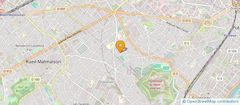 localisation de l'entreprise MONSIEUR CORENTIN DELFOSSE  NANTERRE