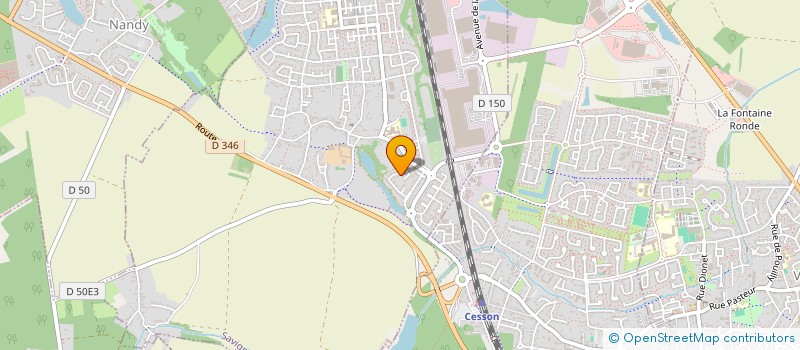 localisation de l'entreprise MONSIEUR CORENTIN DELHAY  SAVIGNY-LE-TEMPLE