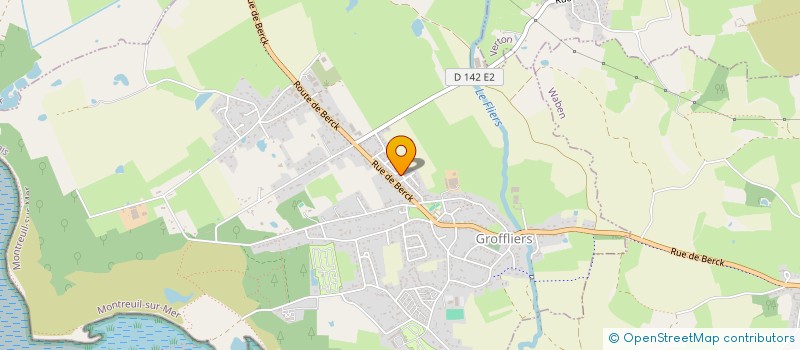 localisation de l'entreprise MONSIEUR CORENTIN DELMOTTE  GROFFLIERS