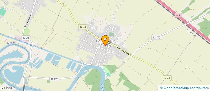 localisation de l'entreprise MONSIEUR CORENTIN DELPECH  COURLON SUR YONNE