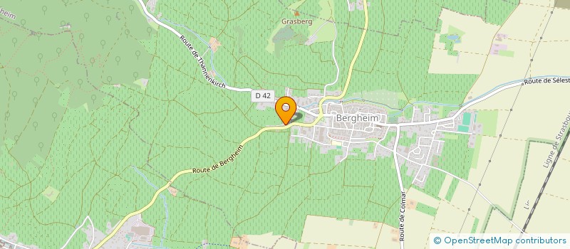 localisation de l'entreprise MONSIEUR CORENTIN DENIER  BERGHEIM