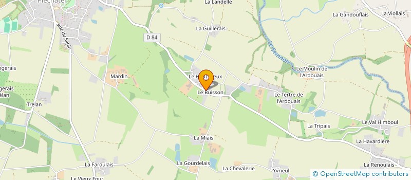 localisation de l'entreprise MONSIEUR CORENTIN DENIS à PLECHATEL
