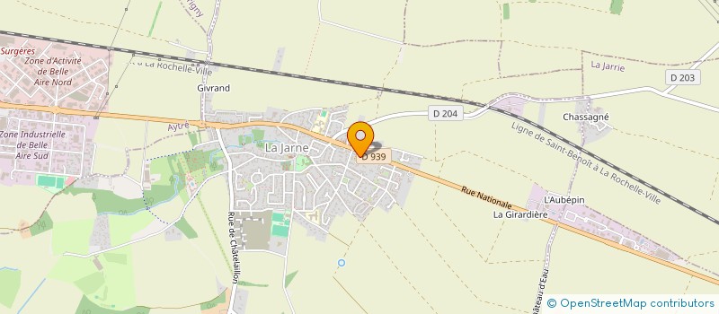 localisation de l'entreprise MONSIEUR CORENTIN DESFORGES  LA JARNE