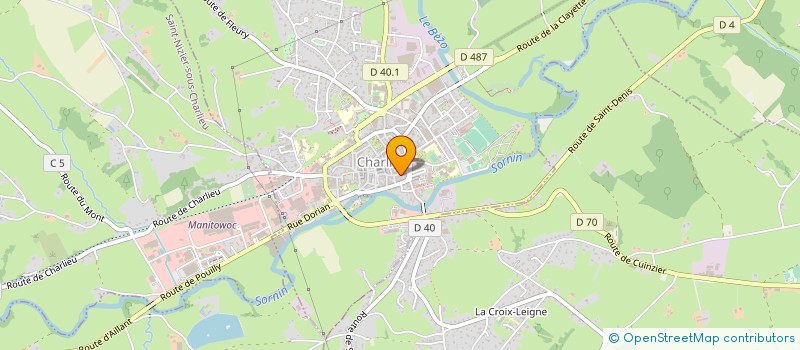 localisation de l'entreprise MONSIEUR CORENTIN DESPLACE à CHARLIEU
