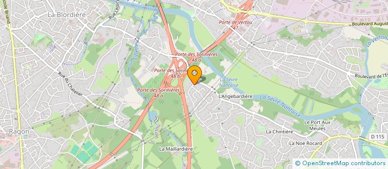 localisation de l'entreprise MONSIEUR CORENTIN DETOC à VERTOU